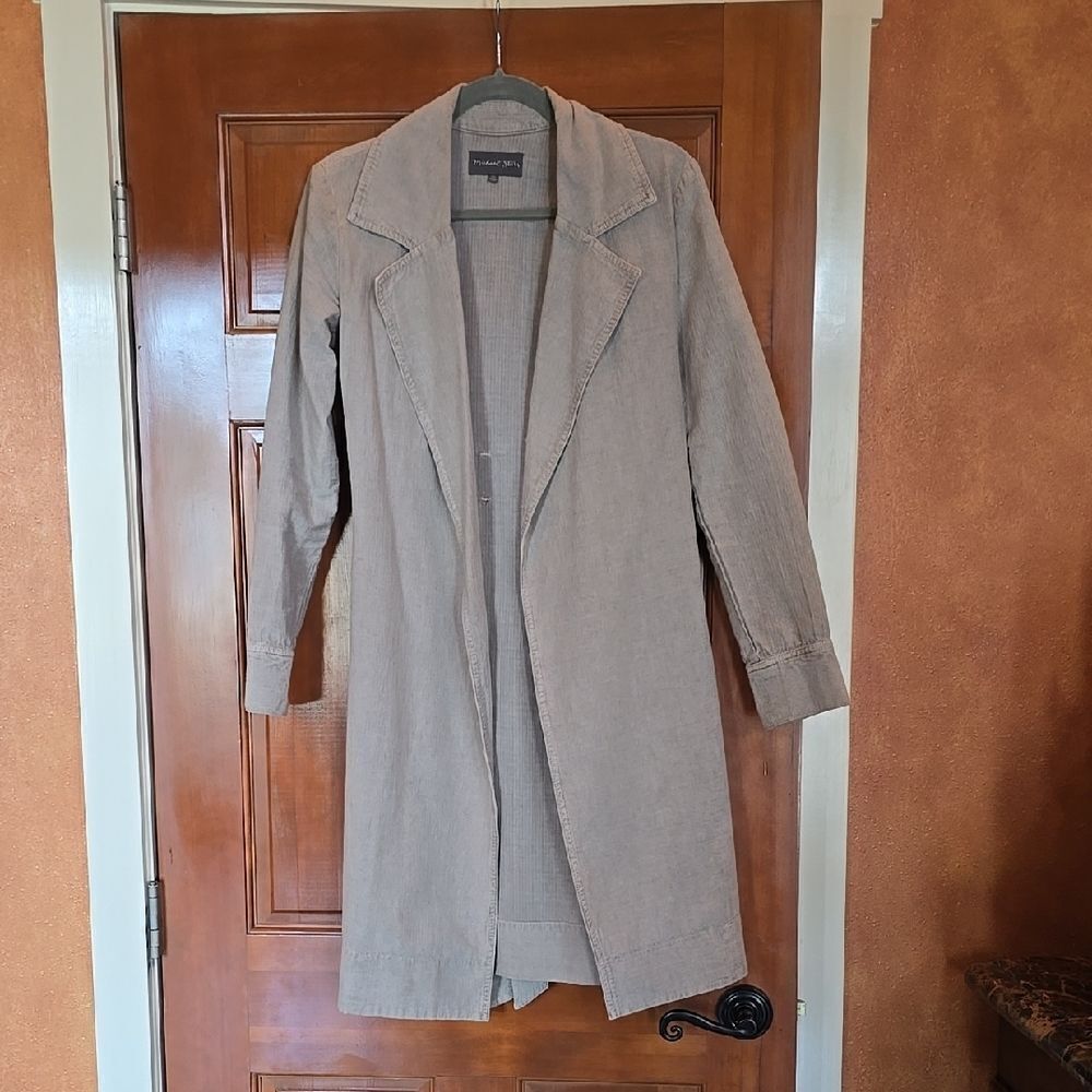 MICHAEL STAR'S Tan Kakhi Women's Midsize Trench/ Rain Coat! Nwot!